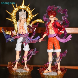 Abongsea ฟิกเกอร์อนิเมะ One Piece Luffy GEAR 5 Nika Sun God ขนาด 21 ซม. ของขวัญ ของเล่นสําหรับเด็ก
