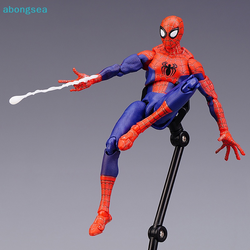 abongsea-ตุ๊กตาฟิกเกอร์-spider-verse-action-sv-parallel-universe-fat-peter-parker-spider-man-ของเล่นสําหรับเด็ก
