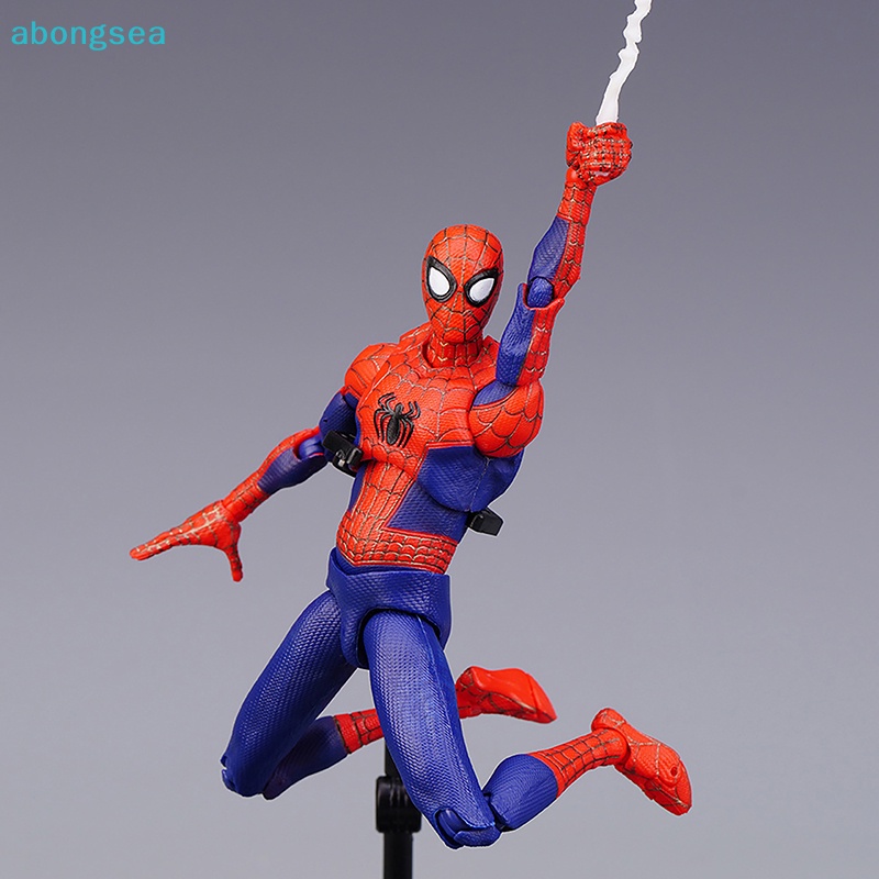 abongsea-ตุ๊กตาฟิกเกอร์-spider-verse-action-sv-parallel-universe-fat-peter-parker-spider-man-ของเล่นสําหรับเด็ก