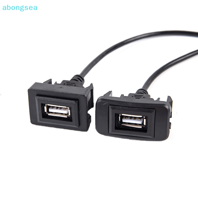 abongsea-อะแดปเตอร์สายเคเบิลต่อขยาย-usb-2-0-ตัวผู้-เป็นตัวเมีย-สําหรับ-vigo-rav4-nice