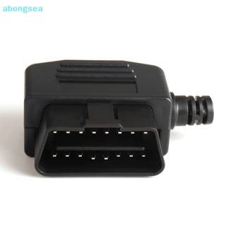 Abongsea อะแดปเตอร์ซ็อกเก็ตเชื่อมต่อ GPS 16 Pin OBD2 ตัวผู้ และสกรู