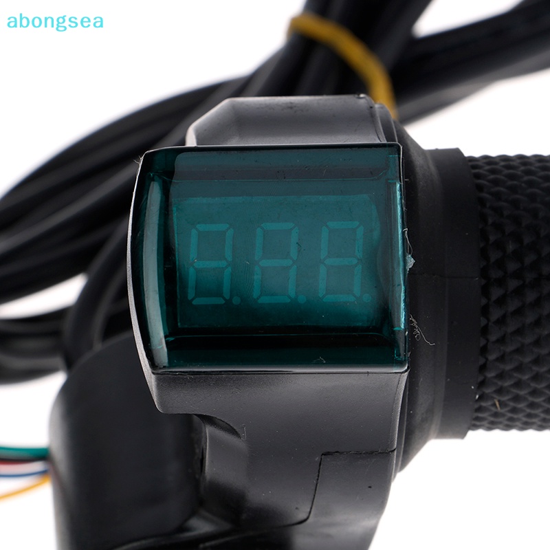 abongsea-คันเร่งจักรยานไฟฟ้า-พร้อมหน้าจอ-lcd-แสดงสถานะแก๊ส-กุญแจล็อคคันเร่ง