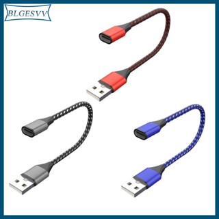 Blg อะแดปเตอร์ขยาย USB 2 0 ตัวผู้ เป็น Type C สําหรับแล็ปท็อป พีซี ชาร์จ ถ่ายโอนข้อมูล