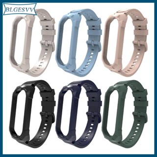 Blg สายนาฬิกาข้อมือ แบบนิ่ม กันน้ํา กันเหงื่อ กันรอยขีดข่วน สําหรับ Mi Band 8 Sport Watch Wriststrap