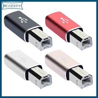 Blg อะแดปเตอร์เชื่อมต่อ USB C ตัวเมีย เป็น MIDI ตัวเมีย USB C เป็นตัวผู้ USB B ความเร็วสูง สําหรับเครื่องพิมพ์