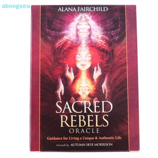 Abongsea Sacred Rebels Oracle การ์ดเกมกระดาน ภาษาอังกฤษ สําหรับทํานายศักดิ์สิทธิ์