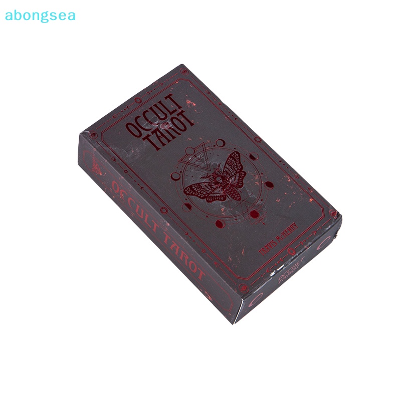abongsea-ไพ่ทาโรต์-ภาษาอังกฤษ-เกมกระดานชะตากรรม-78-ชิ้น