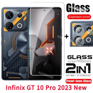 ฟิล์มกระจกนิรภัยกันรอยหน้าจอ เลนส์กล้อง ด้านหลัง สําหรับ Infinix GT 10 Pro 2023 GT 10 Pro GT10Pro 10 GT10 Pro 10Pro 2023 4G 5G