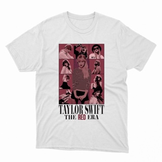 แฟชั่นใหม่ล่าสุด เสื้อยืด พิมพ์ลาย Taylor Swift Red Era Tour
