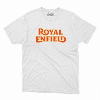 แฟชั่นใหม่ล่าสุด เสื้อยืด พิมพ์ลาย Royal-Enfield สําหรับผู้ชาย