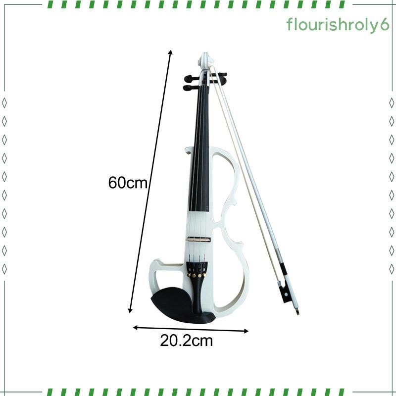 flourishroly6-ไวโอลินไฟฟ้า-เสียงเงียบ-พร้อมข้อต่อไม้เนื้อแข็ง-สําหรับเด็ก-และผู้ใหญ่