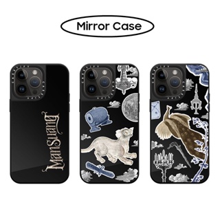 Casetify MAN SUANG แมนสรวง เคสโทรศัพท์มือถือ ซิลิโคนนิ่ม พร้อมกระจก สําหรับ iPhone XR 11 12 13 14 15 Plus Pro Max