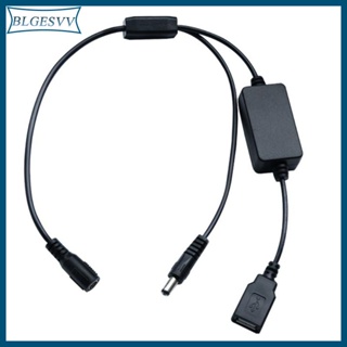 Blg สายเคเบิลชาร์จ 5V USB 5 5x2 1 มม. DC เป็น DC และ USB สําหรับลําโพง MP3