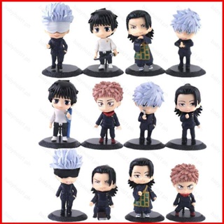 โมเดลฟิกเกอร์ Jujutsu Kaisen Satoru Gojo Geto Suguru Okkotsu Yuta Yuji ของเล่นสําหรับเด็ก จํานวน 12 ชิ้น