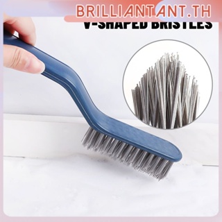 แปรงทำความสะอาดห้องน้ำ Gap Brush 2 In 1 Small Clip Hair Window Brush Kitchen Multi-functional Floor Crack Brush bri