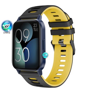 Realme Techlife DIZO Watch 2 สายนาฬิกาข้อมือซิลิโคน สําหรับ realme Techlife DIZO Watch 2 Smart Watch strap realme DIZO Watch 2 สายนาฬิกาข้อมือกีฬา