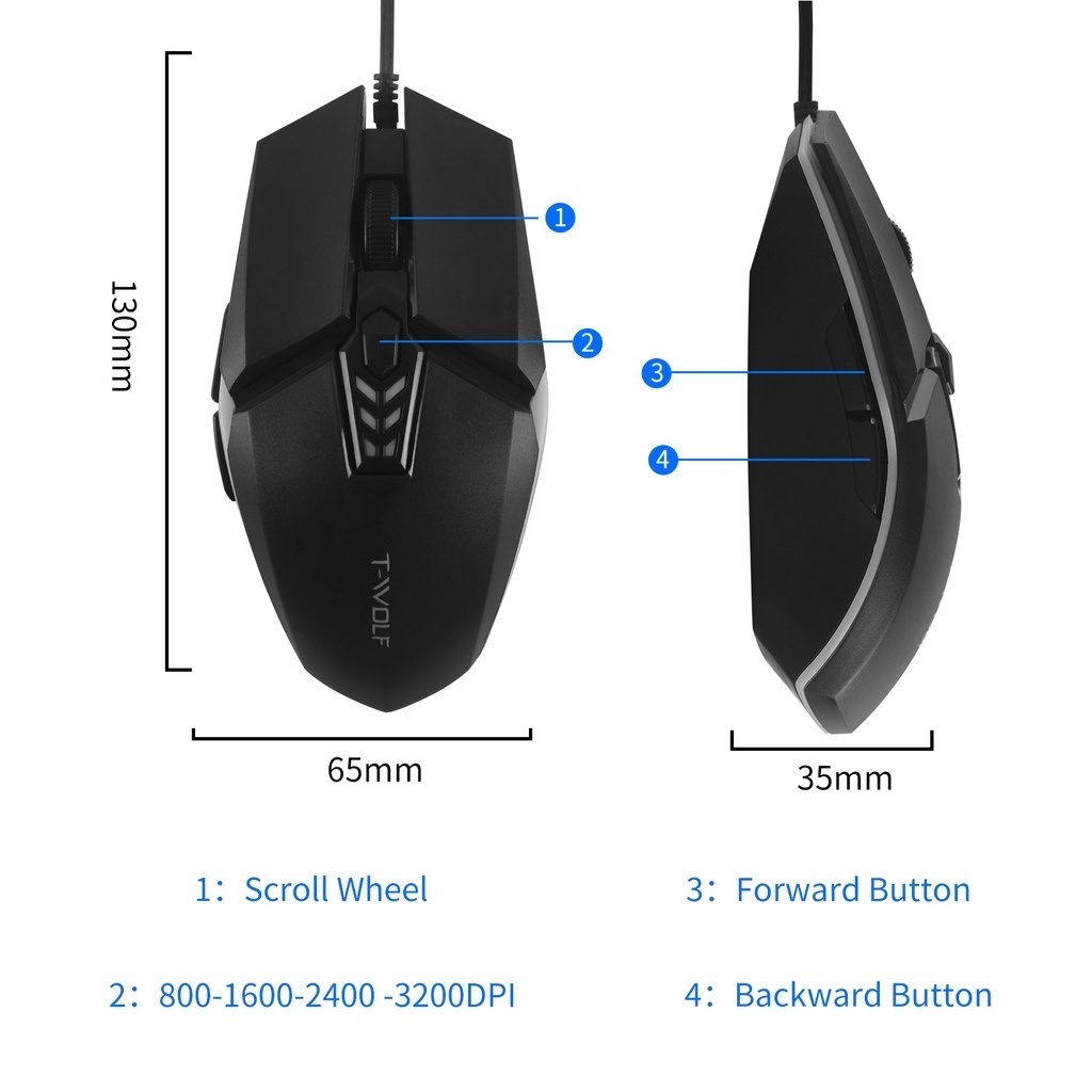 g510-เมาส์เกมมิ่งมีสาย-6-ปุ่ม-4-เกียร์-3200dpi-มีไฟแบ็คไลท์-ปรับได้-usb-สําหรับคอมพิวเตอร์