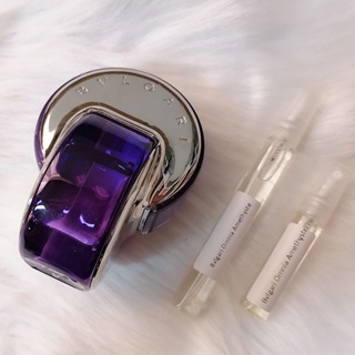 [🎀100%สปอตของแท้ ✅จัดส่งที่รวดเร็ว] Bvlgari Omnia Amethyste | Omnia Crystalline | Pink Sapphire EDT 5ml/10ml