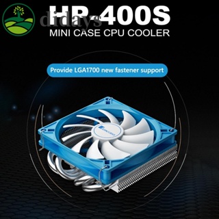 "Jonsbo Hp-400s CPU พัดลมระบายความร้อน - เคส HTPC All-In-One PC หม้อน้ําท่อความร้อน 4 ท่อ"