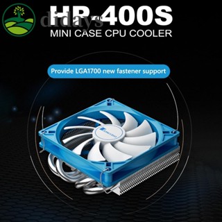 "Jonsbo Hp-400s CPU พัดลมระบายความร้อน - เคส HTPC All-In-One PC หม้อน้ําท่อความร้อน 4 ท่อ"