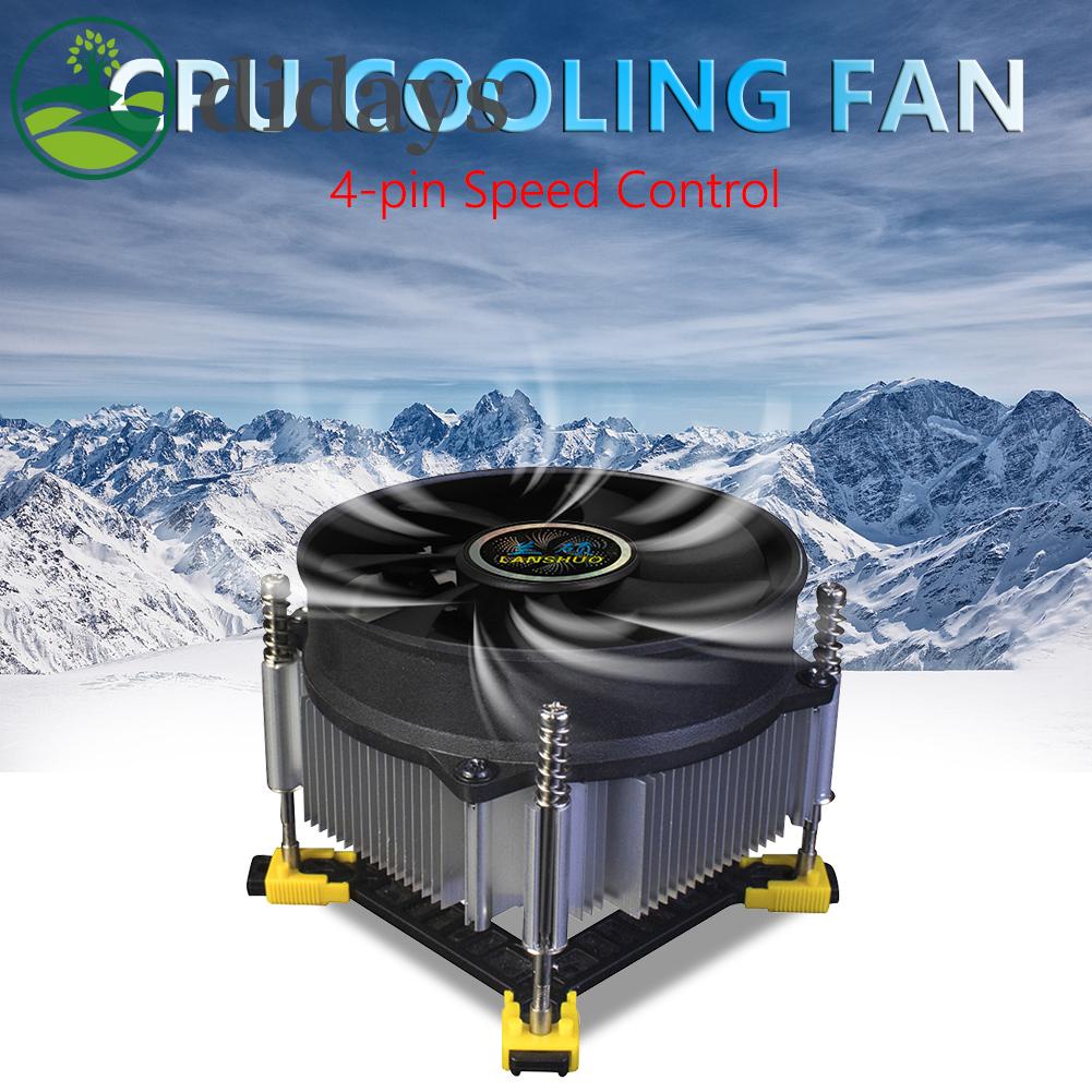 lanshuo-พัดลมระบายความร้อน-cpu-4-pin-9-ซม-สําหรับ-intel-lga-115x-1366