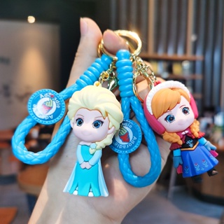 พวงกุญแจ จี้ตุ๊กตาฟิกเกอร์ อนิเมะ Frozen 2 Elsa Anna Princess