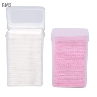  BM3 200Pcs Lint ฟรีผ้าเช็ดทำความสะอาดเล็บที่มีประสิทธิภาพทำความสะอาดกาวต่อขนตาผ้าเช็ดทำความสะอาดสำหรับต่อขนตาเล็บ