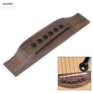 【DREAMLIFE】Guitar Bridge Adjustable Parts Rosewood Saddle 1* 6 String Accessories