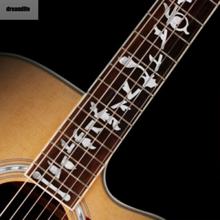 【DREAMLIFE】Guitar Inlay Sticker Fretboard Decoration Polyethylene Terephthalate (PET)