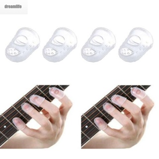 【DREAMLIFE】Finger Protector XXS/XS/S/M/L 4pcs 5Size Beginners Comfortable Silicone