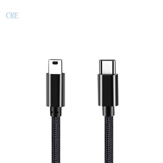 Cre พาวเวอร์ซัพพลาย Type-C เป็น Mini USB รองรับการชาร์จอย่างรวดเร็ว สําหรับเครื่องบันทึกการขับขี่