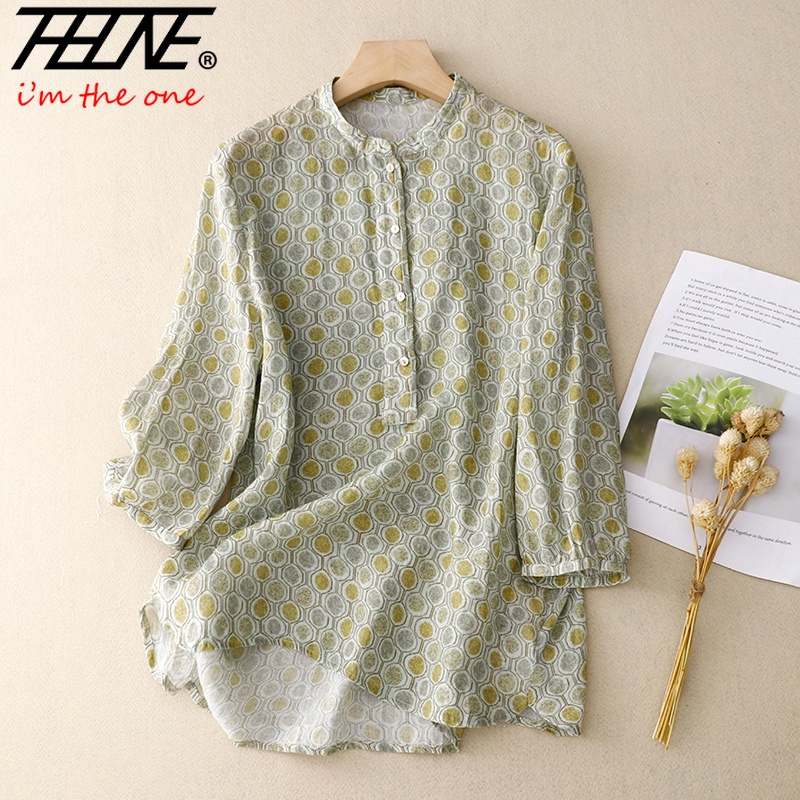 thhone-เสื้อเบลาส์ลําลอง-ผ้าฝ้าย-และผ้าลินิน-ทรงหลวม-ลายเรขาคณิต-โอเวอร์ไซซ์-แฟชั่นฤดูใบไม้ร่วง-และฤดูหนาว-สไตล์วินเทจ-สําหรับสตรี-2023