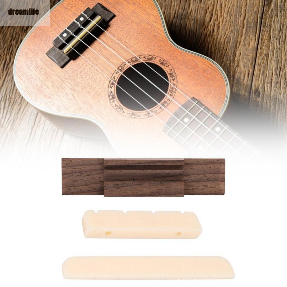 dreamlife-bridge-amp-nut-amp-saddle-slotted-ukulele-for-guitar-ukulele-parts-hot-sale