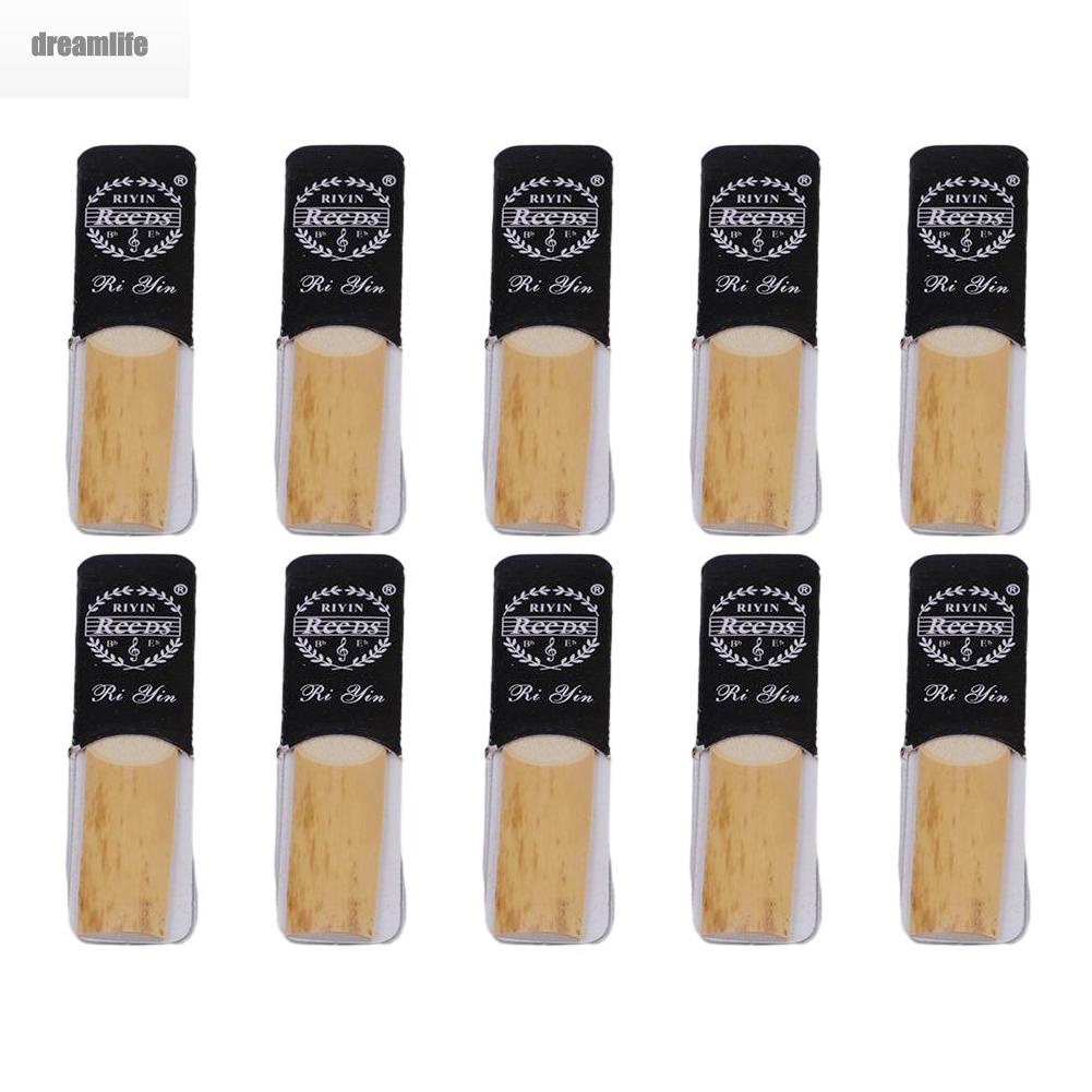 dreamlife-saxophone-reeds-10pcs-alto-saxophone-sax-accessories-strength-1-5-4-0