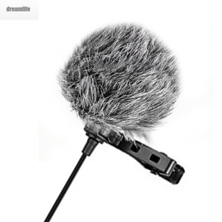【DREAMLIFE】"Enhance Audio Quality During Windy Conditions with Windscreen Furry Muff"