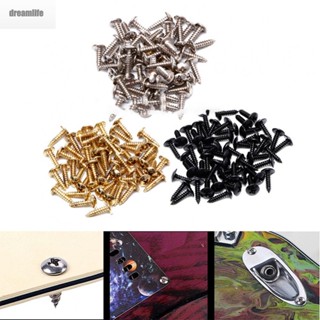 【DREAMLIFE】Screws 100pcs 3x12mm Accessories Bass Electric Guitars Guitar Instrument