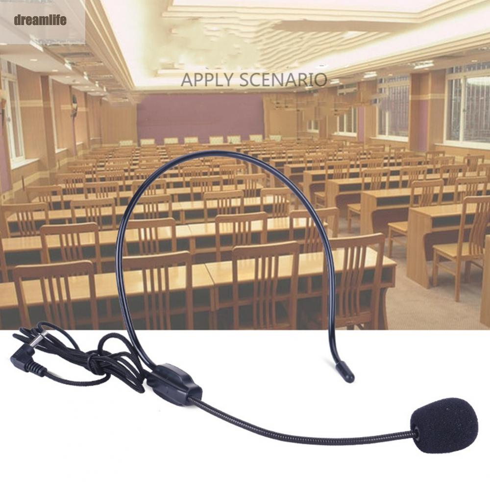 dreamlife-headset-microphone-for-teaching-for-teaching-meeting-head-mounted-wired