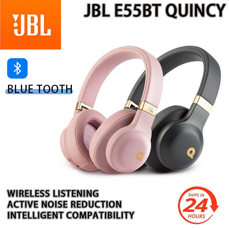 jbl-e55bt-quincy-edition-ชุดหูฟังบลูทูธไร้สาย-ไมโครโฟน-สําหรับเล่นกีฬา