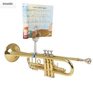 【DREAMLIFE】Lyre For Trumpet Music Holder Trumpet Marching Lyre Trumpet Marching Music Stand