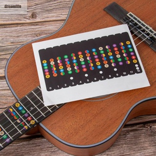 【DREAMLIFE】Guitar Scale Sticker Fretboard Note Decal Guitar Accessories Learn Practice Tool