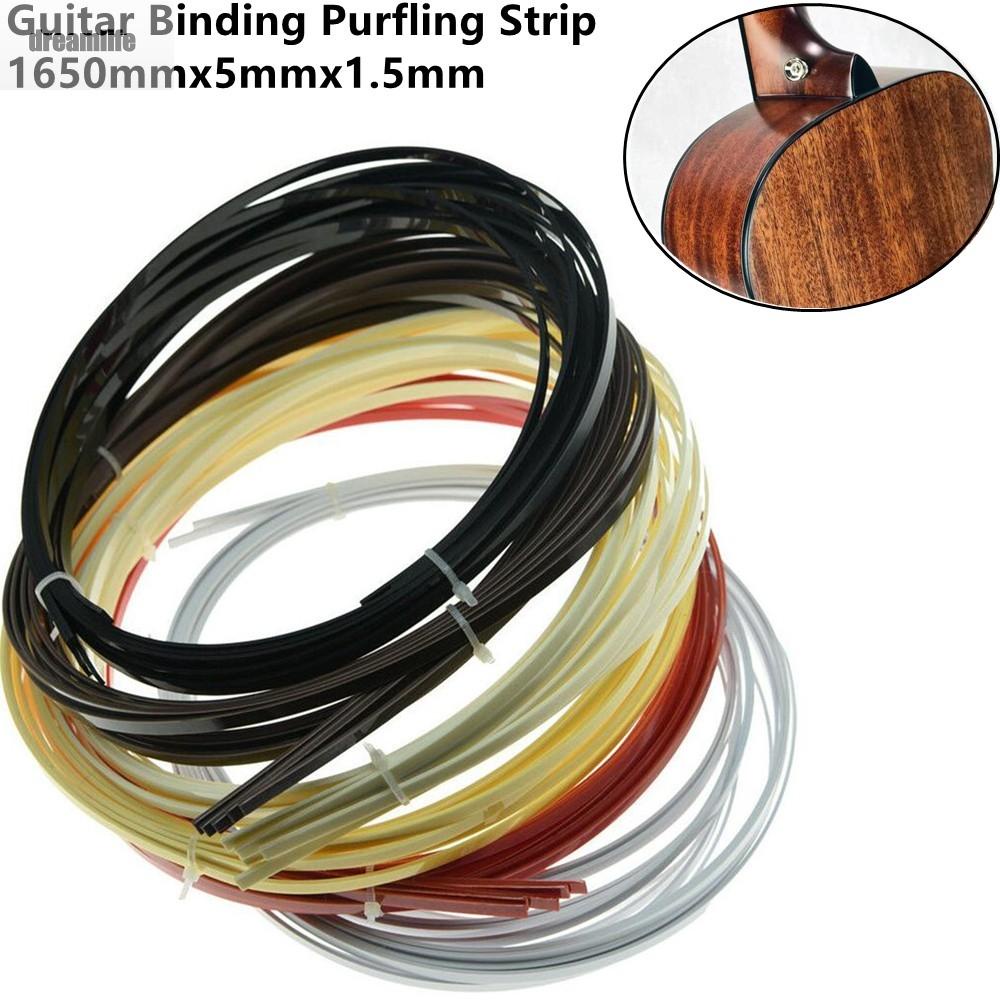 dreamlife-guitar-binding-purfling-strip-5pcs-abs-binding-purfling-for-luthiers-1-5mm-thick