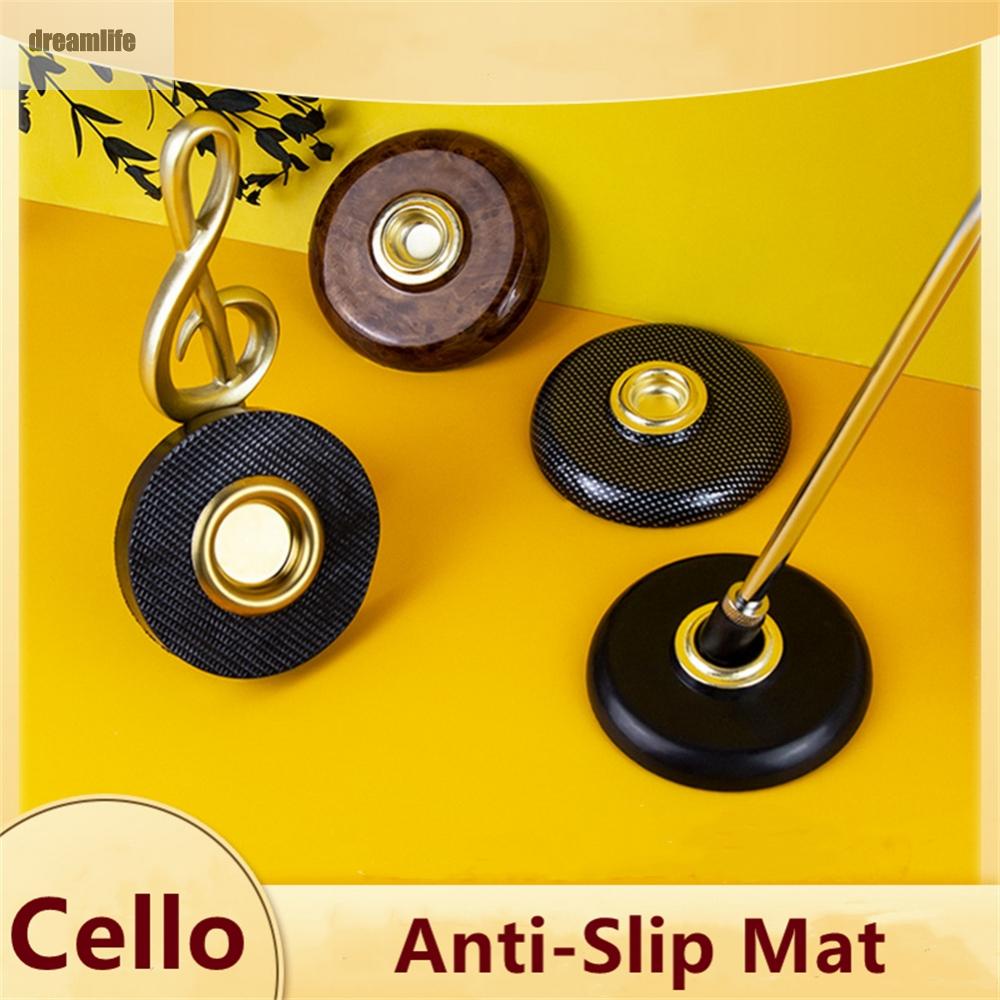 dreamlife-holder-round-pad-anti-slip-cello-endpin-stopper-cello-lovers-mat-endpin