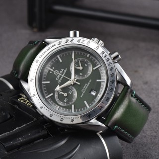 Speedmaster Series นาฬิกาข้อมือควอตซ์ ลําลอง เรียบง่าย มีปฏิทิน สไตล์นักธุรกิจ สําหรับผู้ชาย