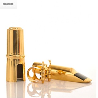 【DREAMLIFE】Mouthpiece 1pc Mouthpiece About 4 *4*10cm Brass Ligature And Cap Mini Size