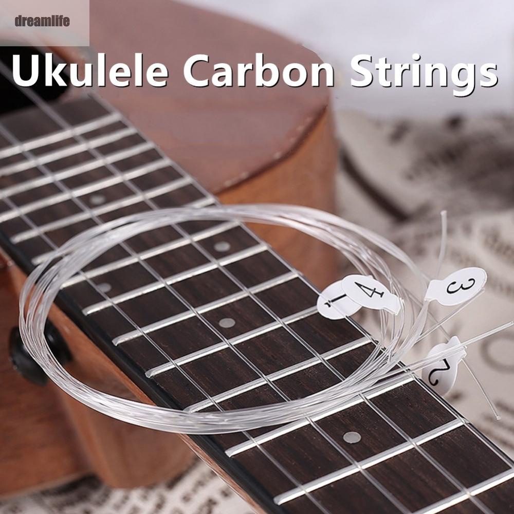 dreamlife-carbon-strings-4pcs-trings-ukulele-hard-tension-hot-guitar-strings-indoor