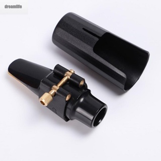 【DREAMLIFE】Leather Ligature Kit Alto Black Brand New PU Leather Plastic Soprano Tenor