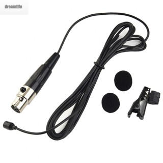 【DREAMLIFE】Lavalier Mic Metal Clip Mini XLR Miniature Omnidirectional Small System