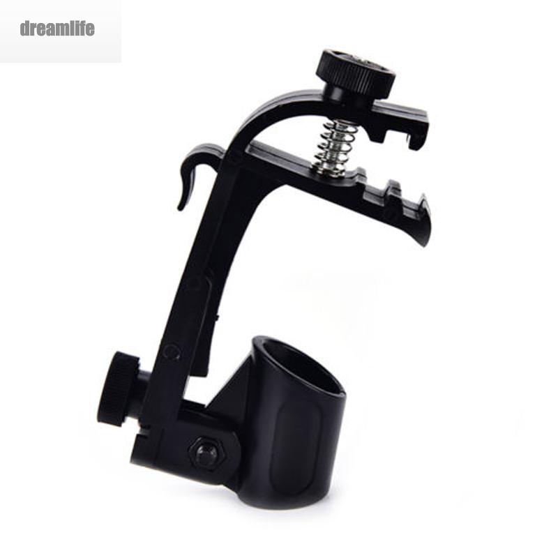 dreamlife-brand-new-22mm-adjustable-drum-anti-shock-plastic-black-mount-microphone-clip