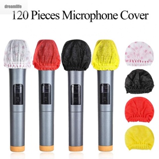 【DREAMLIFE】Microphone Cover 120pcs Disposable Mic Cover Keep Clean Widely Application