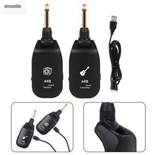 【DREAMLIFE】Guitar System Transmitter Universal Plug 11x4.5x1.5cm 20Hz-20kHz ABS Bass